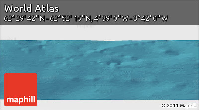 Satellite Panoramic Map of the Area around 62° 40' 59" N, 4° 10' 30" W