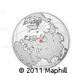 Outline Map of the Area around 62° 40' 59" N, 59° 34' 30" E, rectangular outline