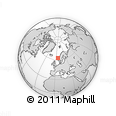 Outline Map of the Area around 62° 40' 59" N, 5° 10' 30" E, rectangular outline
