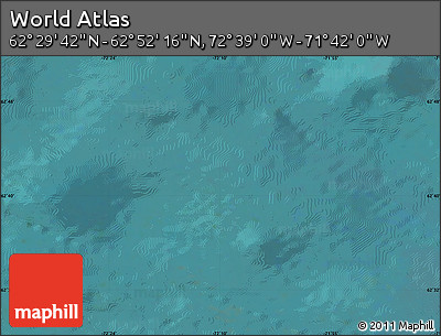 Satellite Map of the Area around 62° 40' 59" N, 72° 10' 30" W