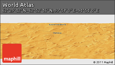 Political Panoramic Map of the Area around 62° 40' 59" N, 94° 25' 30" E