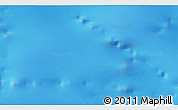 Shaded Relief 3D Map of the area around 62° 7' 9" S, 150° 31' 30" E