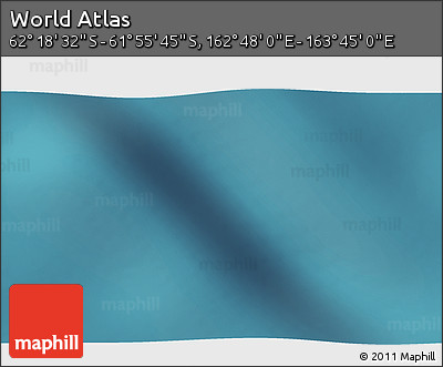 Satellite 3D Map of the Area around 62° 7' 9" S, 163° 16' 30" E