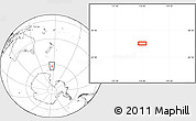 Blank Location Map of the area around 62° 7' 9" S, 176° 1' 30" E