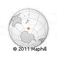 Outline Map of the Area around 62° 7' 9" S, 177° 43' 29" E, rectangular outline