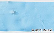 Physical 3D Map of the area around 62° 7' 9" S, 44° 7' 30" W