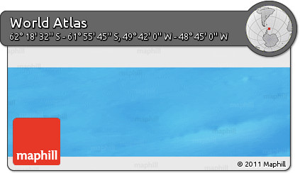 Physical Panoramic Map of the Area around 62°&nbsp;7'&nbsp;9"&nbsp;S,&nbsp;49°&nbsp;13'&nbsp;30"&nbsp;W