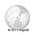 Outline Map of the Area around 62° 7' 9" S, 87° 28' 29" W, rectangular outline