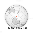 Outline Map of the Area around 62° 27' 29" S, 162° 25' 30" E, rectangular outline