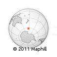 Outline Map of the Area around 62° 27' 29" S, 176° 52' 30" E, rectangular outline