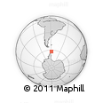 Outline Map of the Area around 62° 27' 29" S, 58° 34' 30" W, rectangular outline