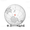 Outline Map of the Area around 62° 47' 42" S, 176° 52' 30" E, rectangular outline
