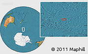 Satellite Location Map of the area around 62° 47' 42" S, 178° 34' 29" E