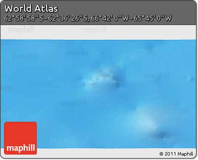 Physical 3D Map of the Area around 62°&nbsp;47'&nbsp;42"&nbsp;S,&nbsp;66°&nbsp;13'&nbsp;29"&nbsp;W