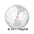 Outline Map of the Area around 62° 47' 42" S, 77° 16' 30" W, rectangular outline