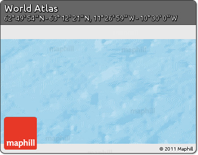 Physical 3D Map of the Area around 63° 1' 7" N, 10° 58' 29" W