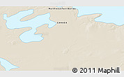 Shaded Relief 3D Map of the area around 63° 1' 7" N, 118° 4' 29" W