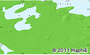Political Map of the area around 63° 1' 7" N, 118° 4' 29" W