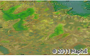 Satellite Map of the area around 63° 1' 7" N, 118° 4' 29" W