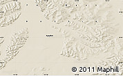 Shaded Relief Map of the area around 63° 1' 7" N, 142° 1' 30" E
