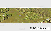 Satellite Panoramic Map of the area around 63° 1' 7" N, 142° 1' 30" E