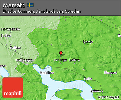 Political 3D Map of Marsätt