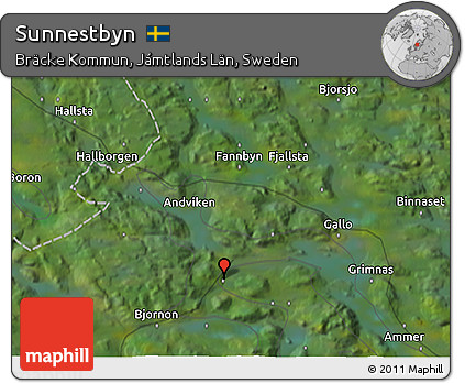 Satellite 3D Map of Sunnestbyn