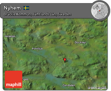 Satellite Map of Nyhem
