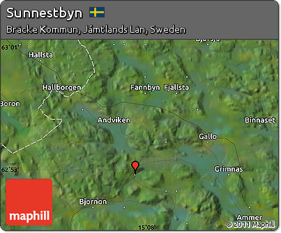 Satellite Map of Sunnestbyn