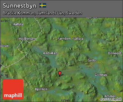 Satellite Map of Sunnestbyn