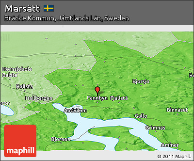 Political Panoramic Map of Marsätt