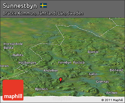 Satellite Panoramic Map of Sunnestbyn