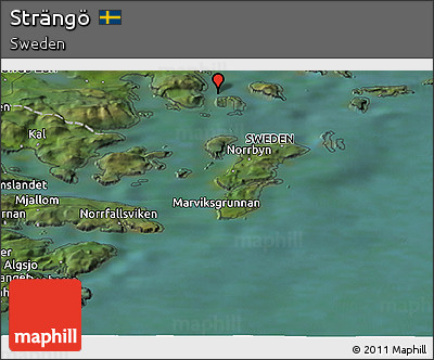 Satellite Panoramic Map of Strängö