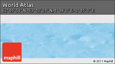 Physical Panoramic Map of the Area around 63° 1' 7" N, 1° 46' 29" E