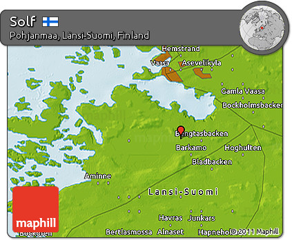 Physical 3D Map of Solf