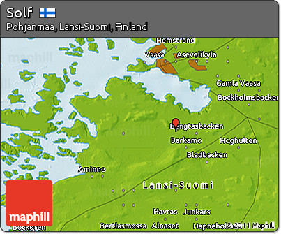 Physical 3D Map of Solf