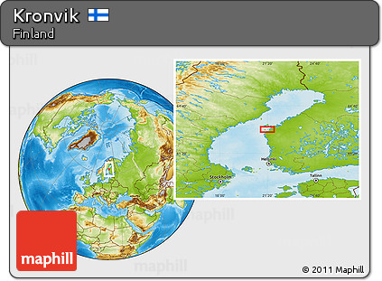 Physical Location Map of Kronvik