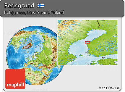 Physical Location Map of Perisgrund