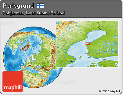 Physical Location Map of Perisgrund