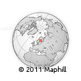 Outline Map of the Area around 63° 1' 7" N, 21° 19' 30" E, rectangular outline