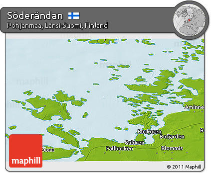 Physical Panoramic Map of Söderändan