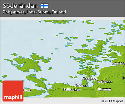 Physical Panoramic Map of Söderändan