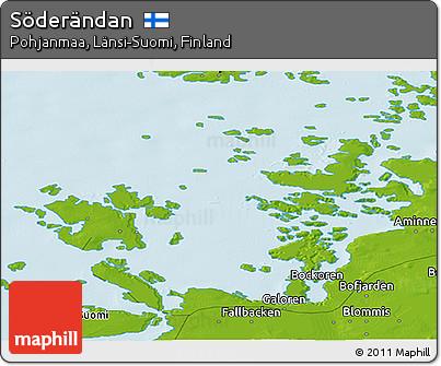 Physical Panoramic Map of Söderändan