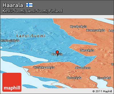 Political Panoramic Map of Haarala