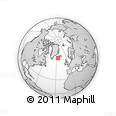Outline Map of the Area around 63° 1' 7" N, 26° 16' 29" W, rectangular outline