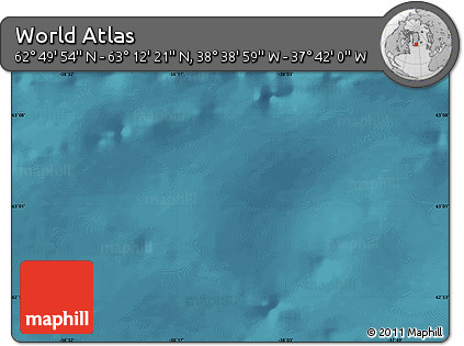 Satellite Map of the Area around 63° 1' 7" N, 38° 10' 29" W