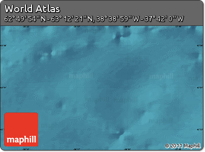 Satellite Map of the Area around 63° 1' 7" N, 38° 10' 29" W