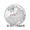 Outline Map of the Area around 63° 1' 7" N, 41° 43' 30" E, rectangular outline
