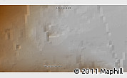 Physical 3D Map of the area around 63° 1' 7" N, 46° 40' 29" W