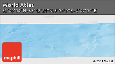 Physical Panoramic Map of the Area around 63° 1' 7" N, 4° 19' 30" E